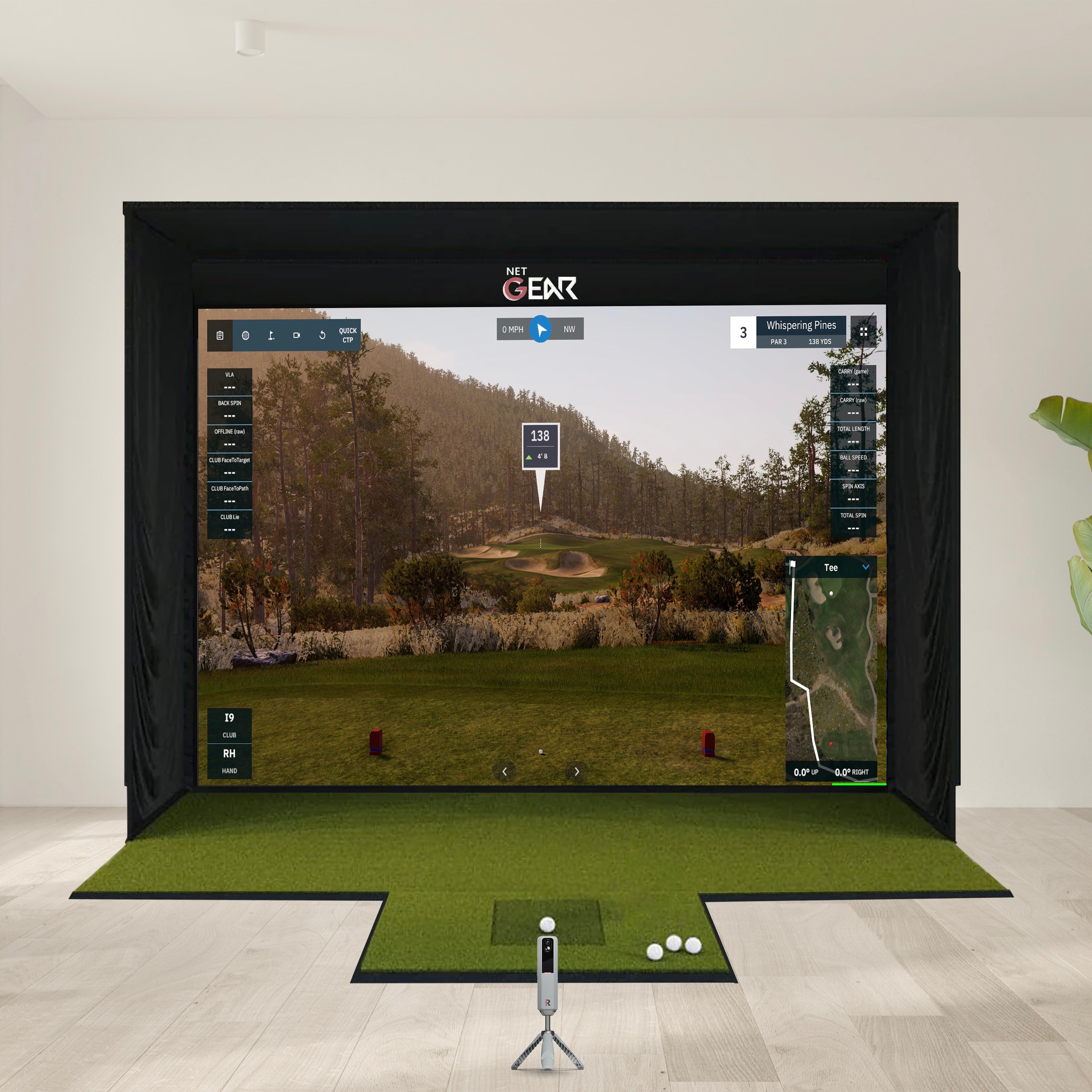 Rapsodo MLM2PRO + SSG Golf Simulator