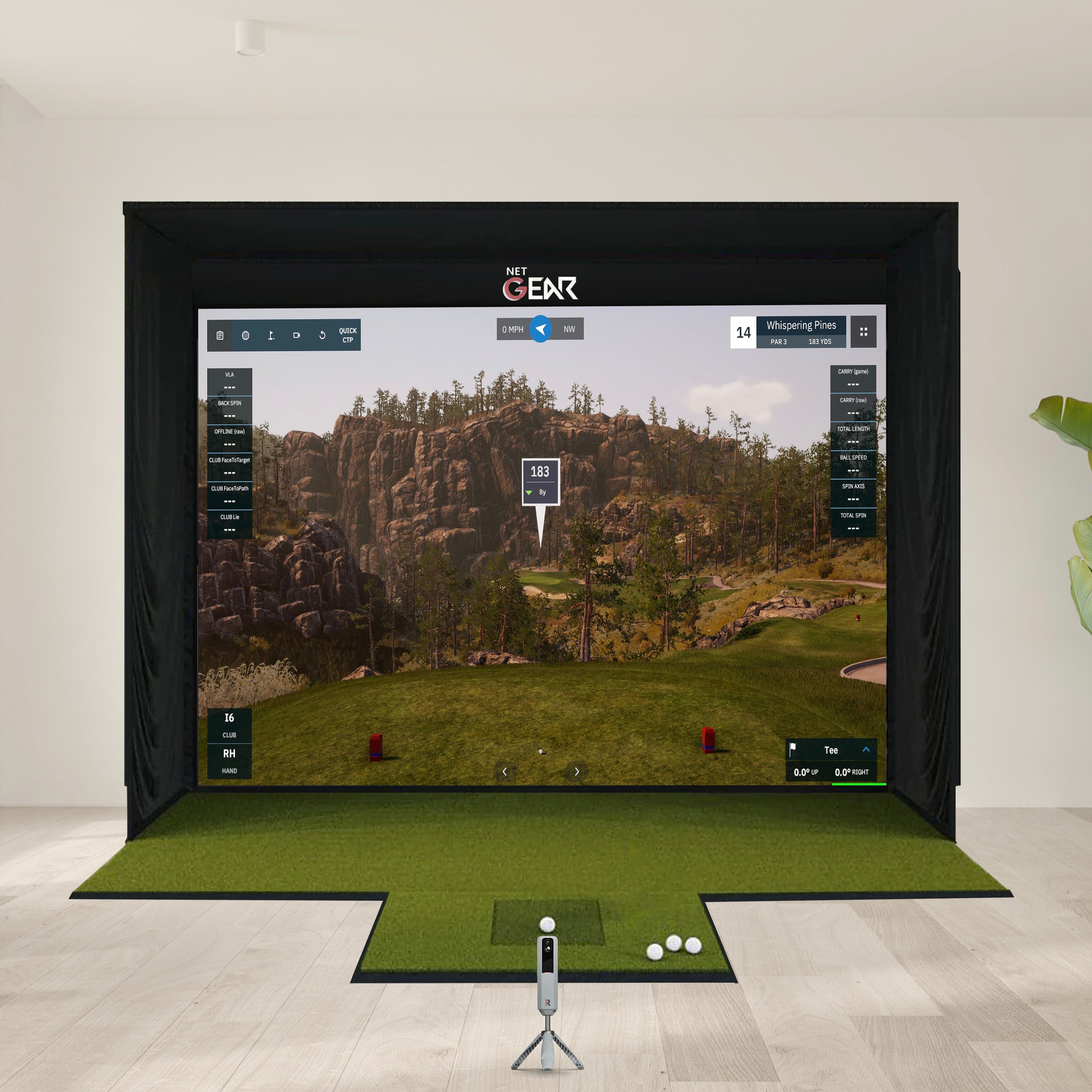 Rapsodo MLM2PRO + SSG Golf Simulator