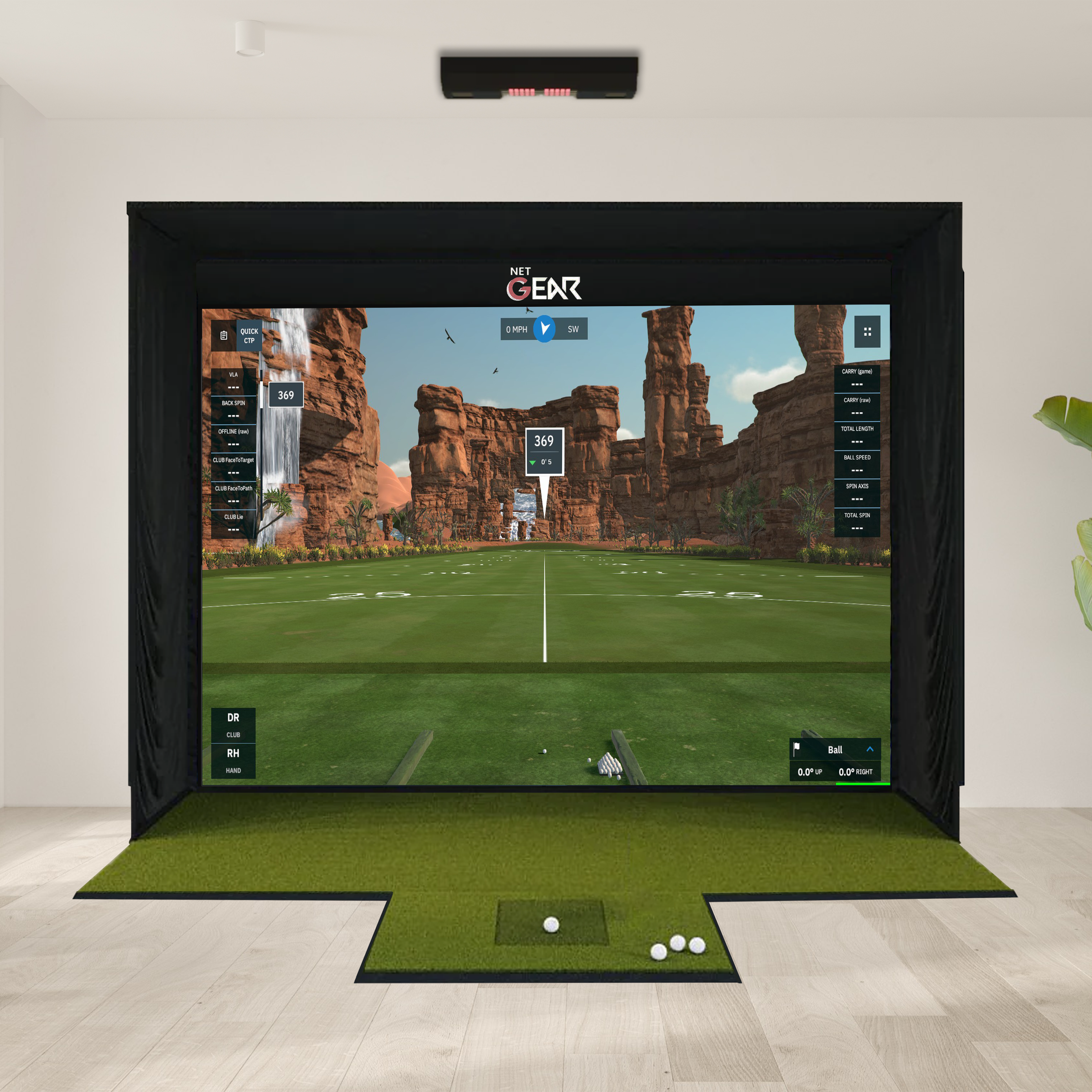 Uneekor QED + SSG Golf Simulator